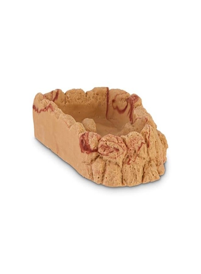 imagitarium Marbled Corner Deep Soaker Reptile Dish, Large - Image 3